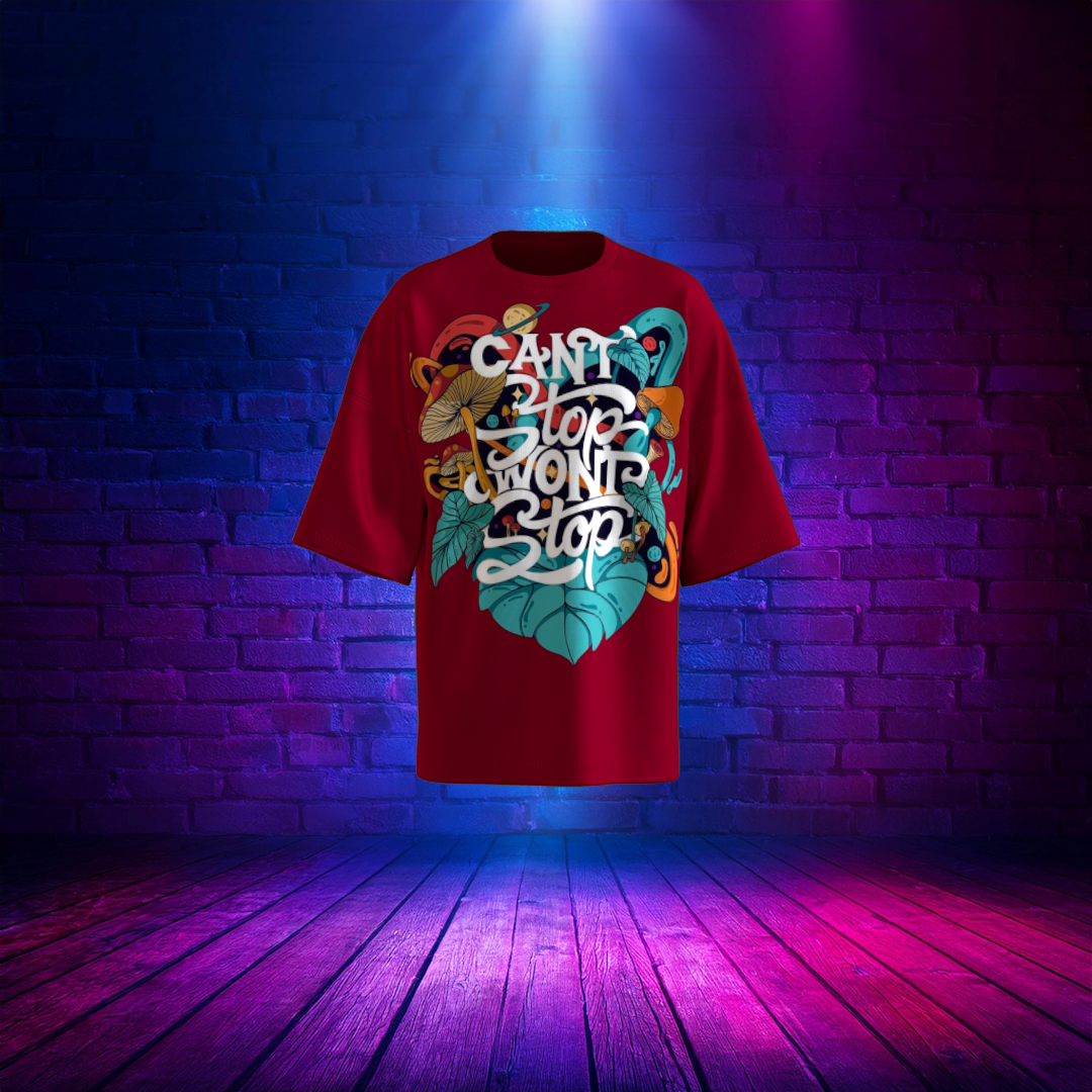 T-shirt “Can’t Stop, Won’t Stop” – Motivatie in Stijl - Afbeelding 4